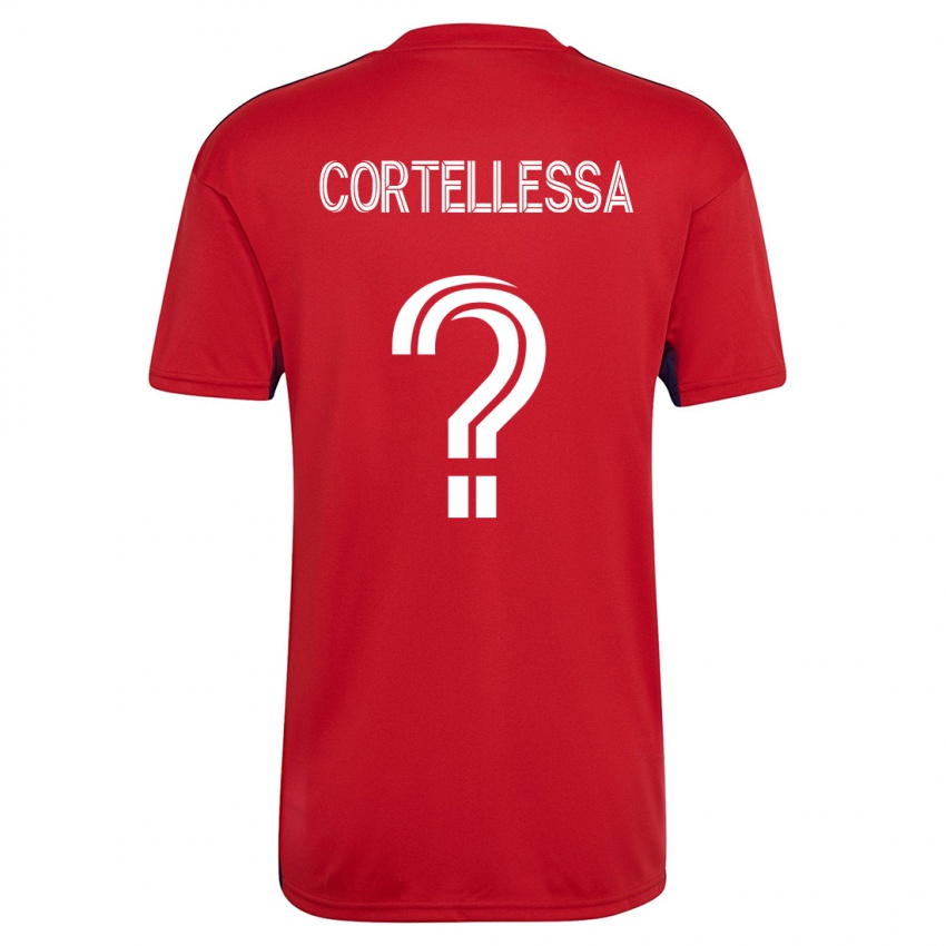 Mulher Camisola Michael Cortellessa #0 Vermelho Principal 2023/24 Camisa Brasil