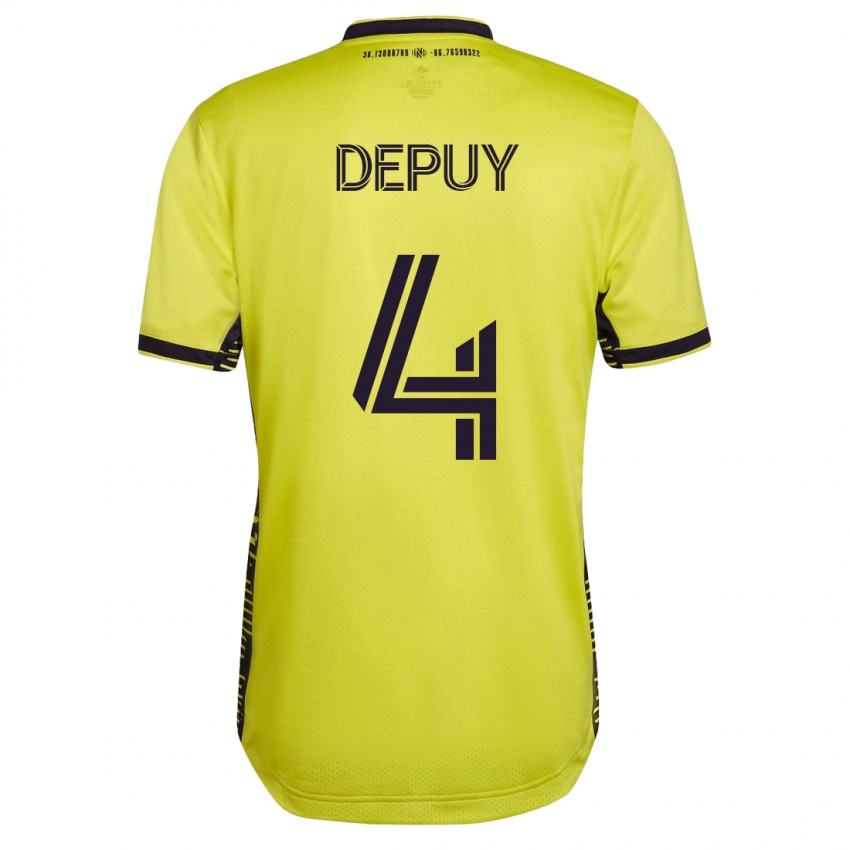 Mulher Camisola Nick Depuy #4 Amarelo Principal 2023/24 Camisa Brasil