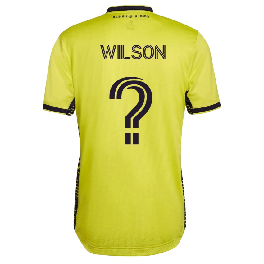 Mulher Camisola Dominic Wilson #0 Amarelo Principal 2023/24 Camisa Brasil