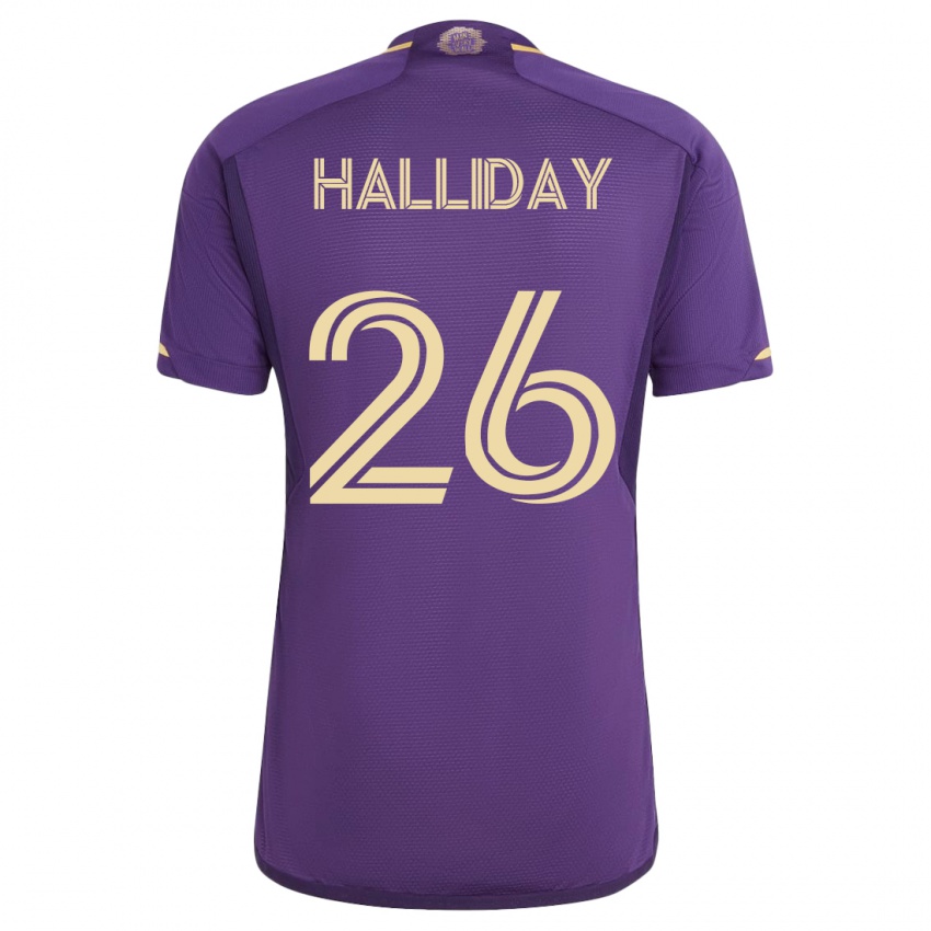 Mulher Camisola Michael Halliday #26 Tolet Principal 2023/24 Camisa Brasil