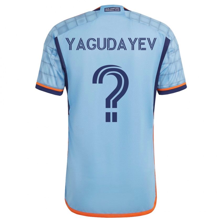 Mulher Camisola Alexander Yagudayev #0 Azul Principal 2023/24 Camisa Brasil