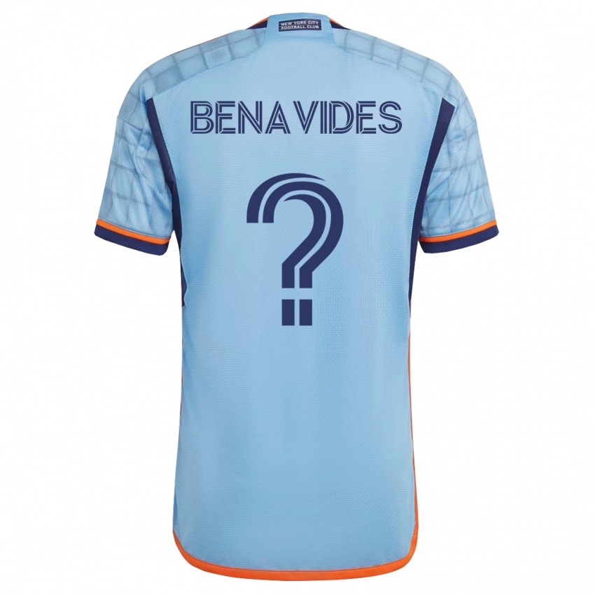 Mulher Camisola Matthew Benavides #0 Azul Principal 2023/24 Camisa Brasil