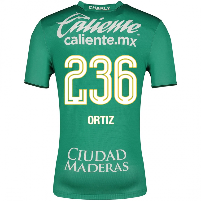 Mulher Camisola Youssef Ortiz #236 Verde Principal 2023/24 Camisa Brasil