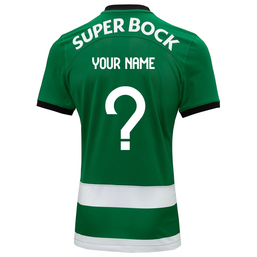 Mulher Camisola Seu Nome #0 Verde Principal 2023/24 Camisa Brasil
