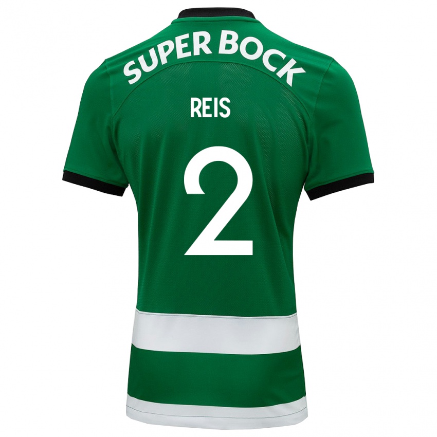Mulher Camisola Matheus Reis #2 Verde Principal 2023/24 Camisa Brasil