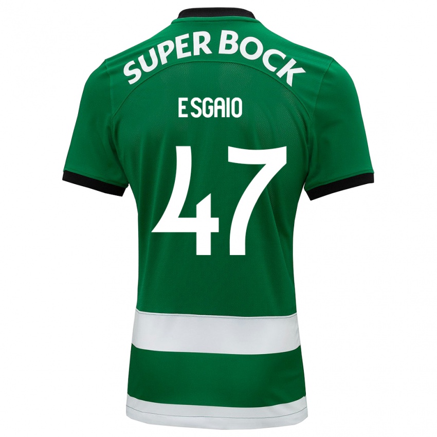 Mulher Camisola Ricardo Esgaio #47 Verde Principal 2023/24 Camisa Brasil