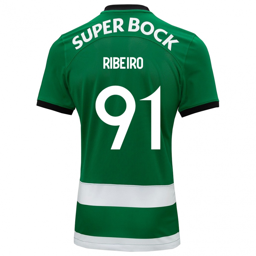 Mulher Camisola Rodrigo Ribeiro #91 Verde Principal 2023/24 Camisa Brasil