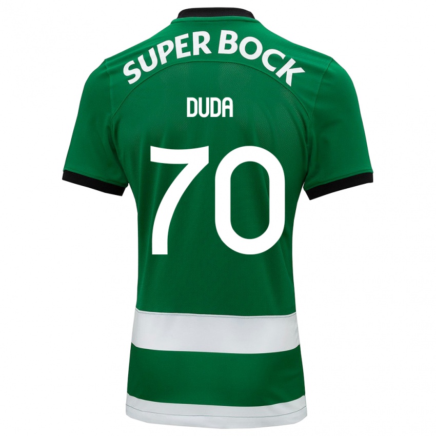 Mulher Camisola Dudá #70 Verde Principal 2023/24 Camisa Brasil