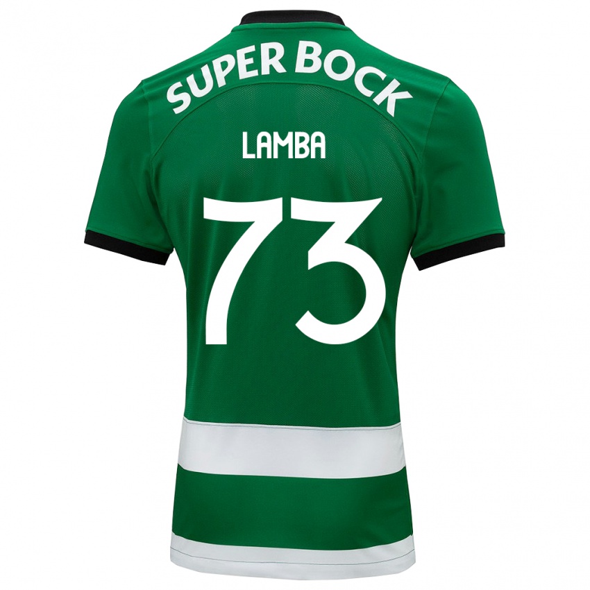 Mulher Camisola Chico Lamba #73 Verde Principal 2023/24 Camisa Brasil