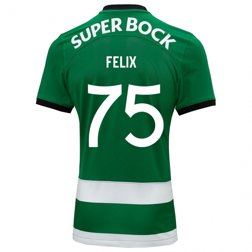 Mulher Camisola Vando Félix #75 Verde Principal 2023/24 Camisa Brasil