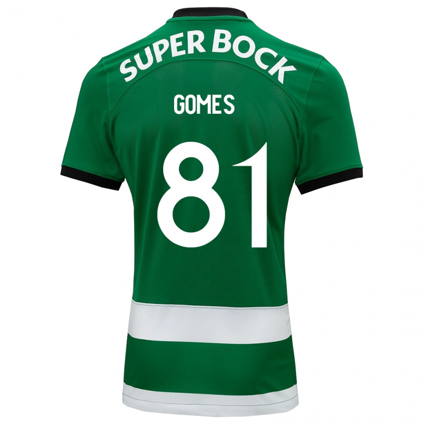 Mulher Camisola Salvador Gomes #81 Verde Principal 2023/24 Camisa Brasil