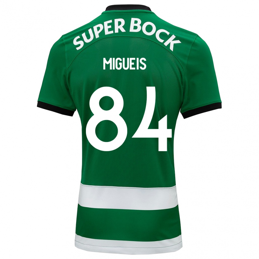 Mulher Camisola Pedro Miguéis #84 Verde Principal 2023/24 Camisa Brasil