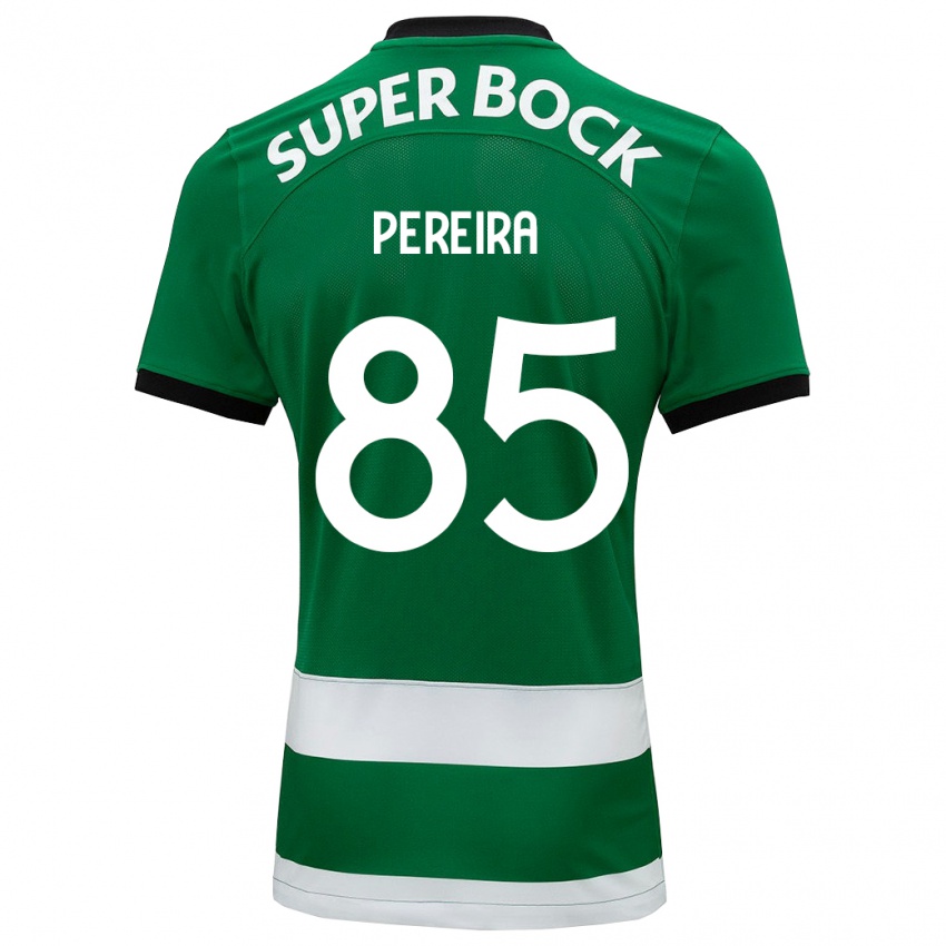 Mulher Camisola João Pereira #85 Verde Principal 2023/24 Camisa Brasil