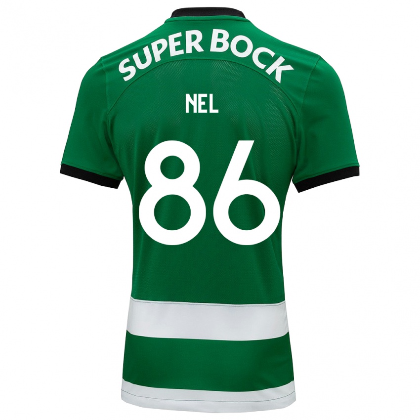 Mulher Camisola Rafael Nel #86 Verde Principal 2023/24 Camisa Brasil