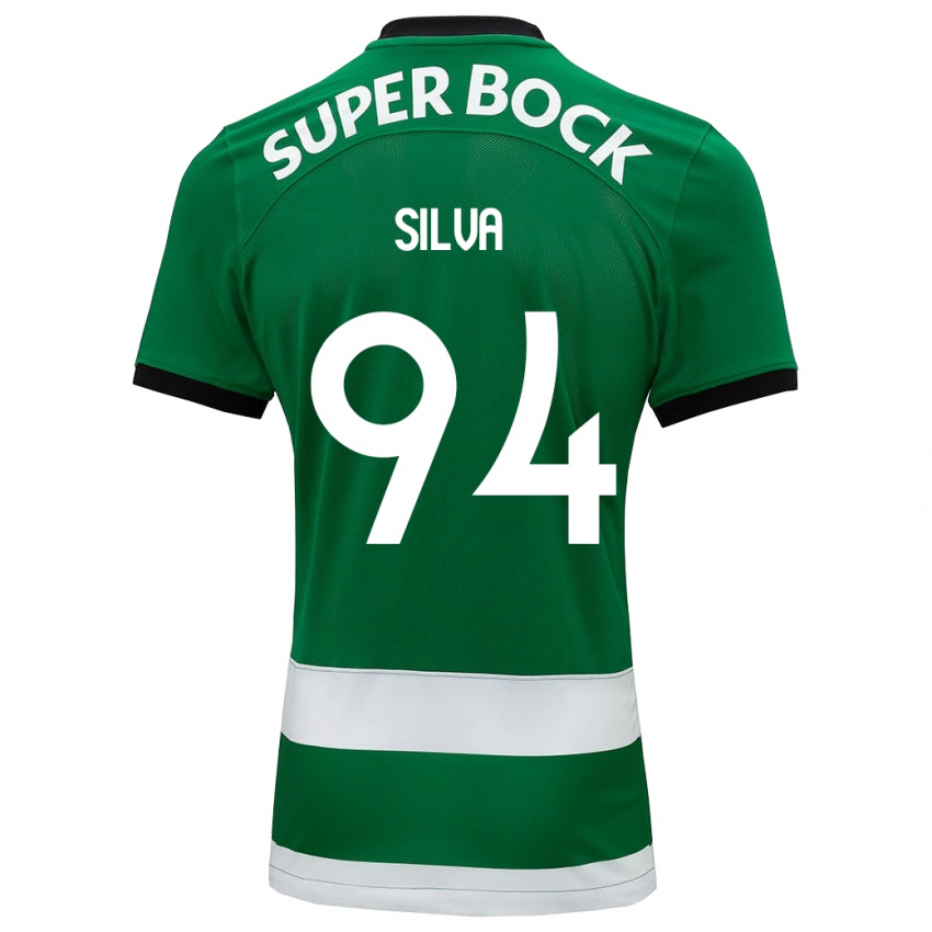 Mulher Camisola Pedro Silva #94 Verde Principal 2023/24 Camisa Brasil