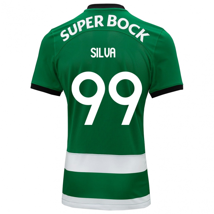 Mulher Camisola Francisco Silva #99 Verde Principal 2023/24 Camisa Brasil