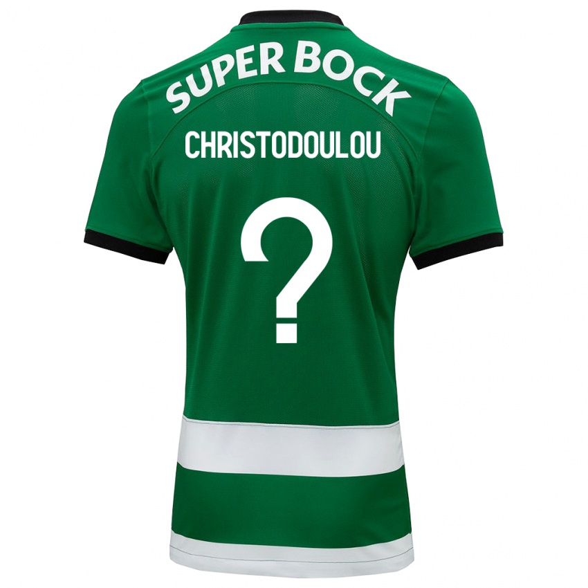 Mulher Camisola Argyris Christodoulou #0 Verde Principal 2023/24 Camisa Brasil