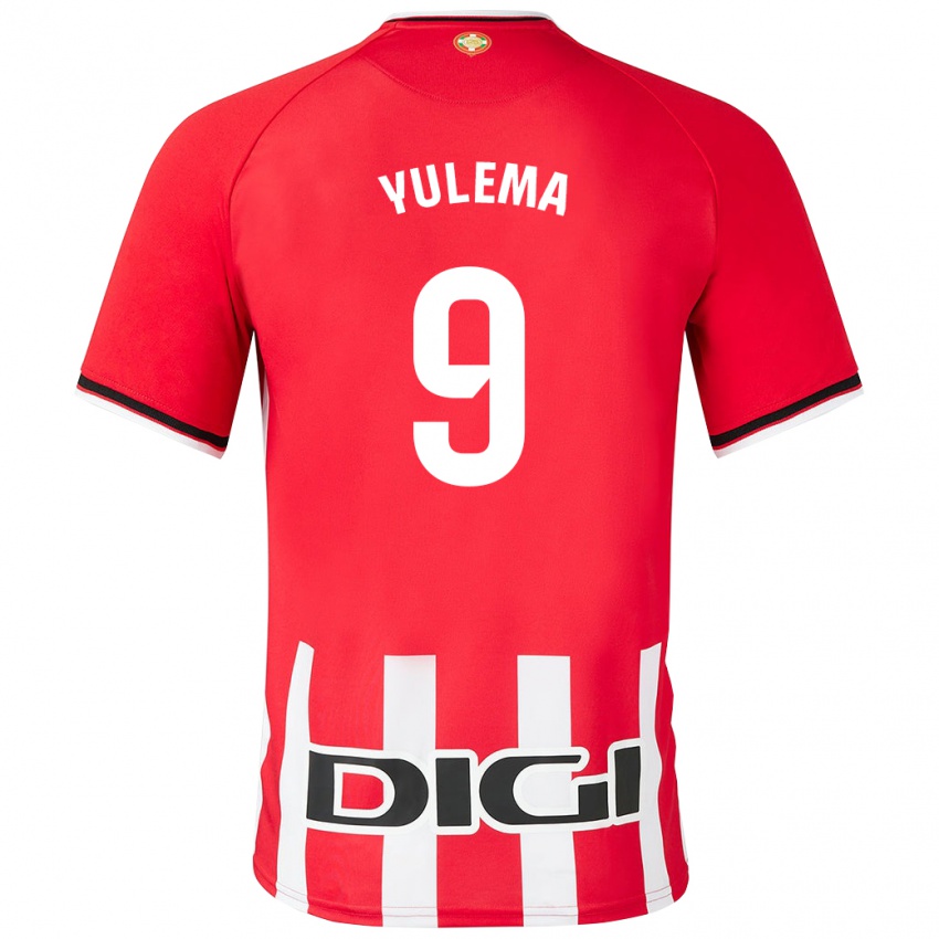 Mulher Camisola Yulema Corres Somovilla #9 Vermelho Principal 2023/24 Camisa Brasil