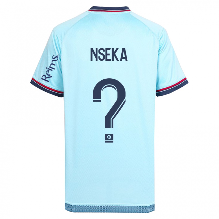Mulher Camisola Nelson Nseka #0 Céu Azul Alternativa 2023/24 Camisa Brasil