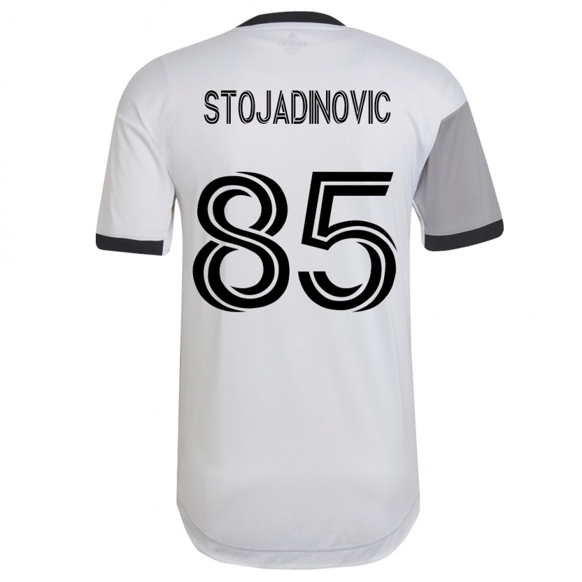 Mulher Camisola Marko Stojadinovic #85 Branco Alternativa 2023/24 Camisa Brasil