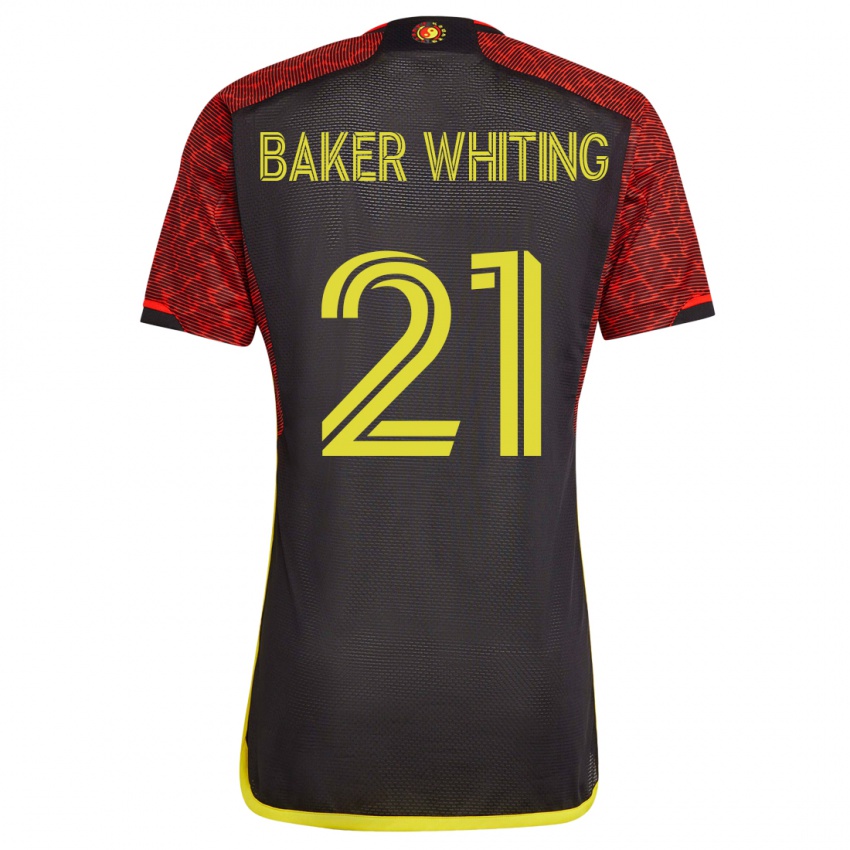 Mulher Camisola Reed Baker-Whiting #21 Laranja Alternativa 2023/24 Camisa Brasil