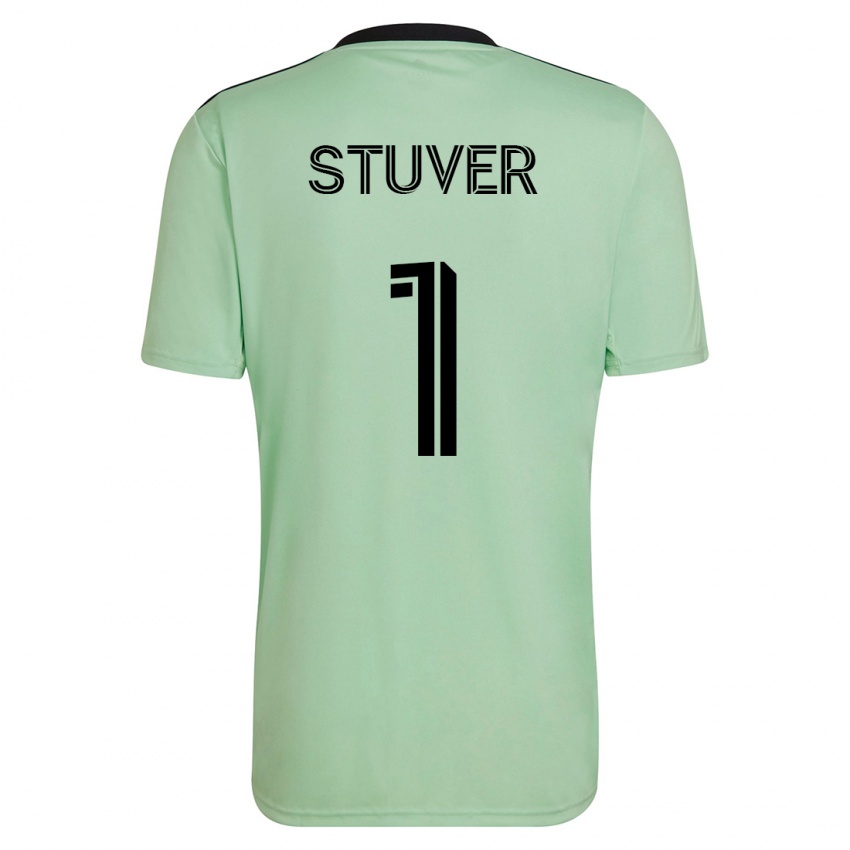 Mulher Camisola Brad Stuver #1 Luz Verde Alternativa 2023/24 Camisa Brasil