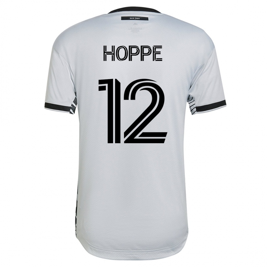 Mulher Camisola Matthew Hoppe #12 Branco Alternativa 2023/24 Camisa Brasil