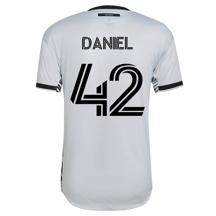 Mulher Camisola Daniel #42 Branco Alternativa 2023/24 Camisa Brasil
