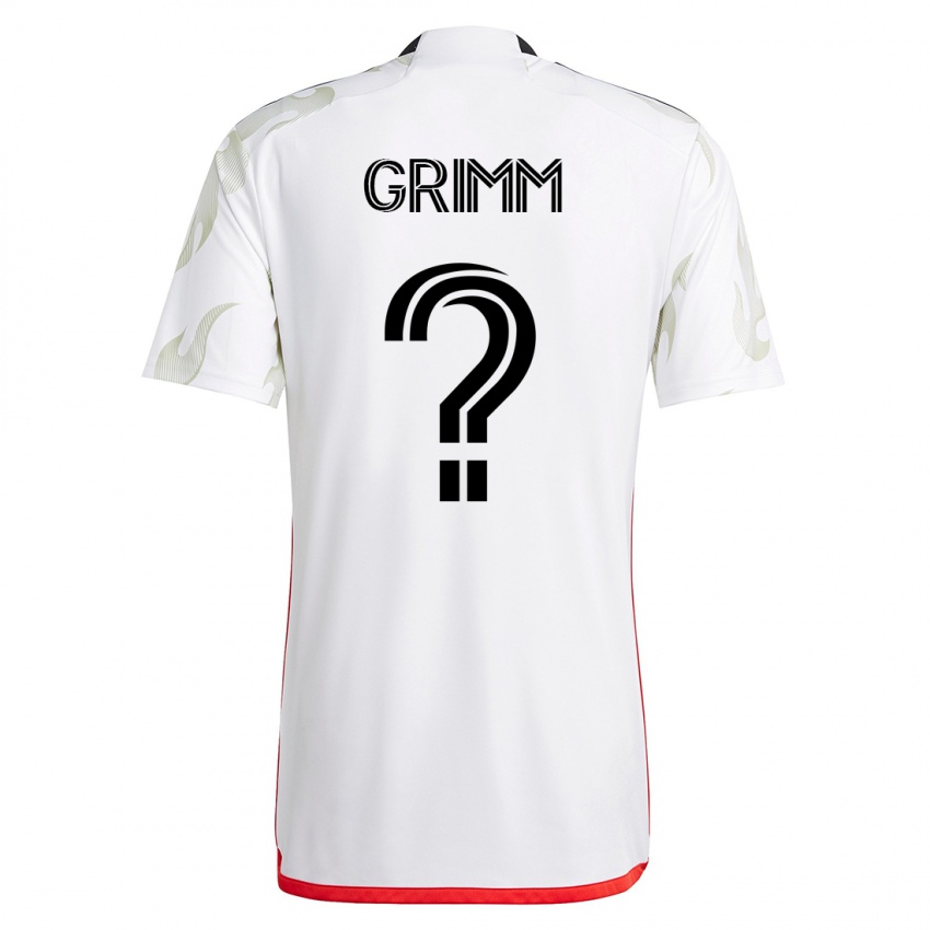 Mulher Camisola Mason Grimm #0 Branco Alternativa 2023/24 Camisa Brasil
