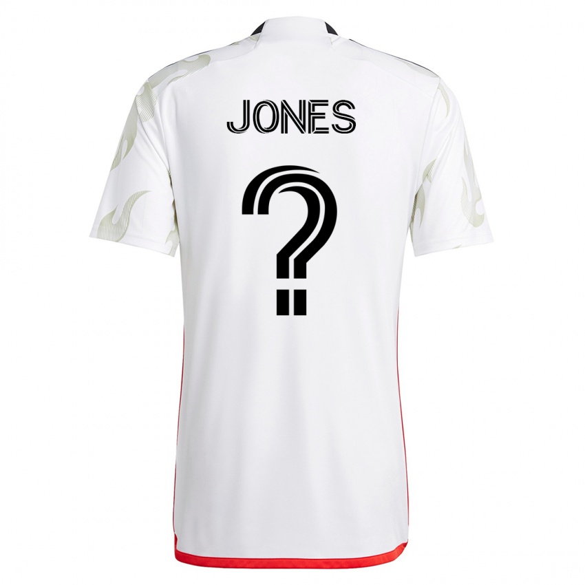 Mulher Camisola Jordan Jones #0 Branco Alternativa 2023/24 Camisa Brasil