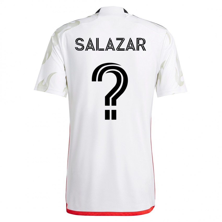 Mulher Camisola Jared Salazar #0 Branco Alternativa 2023/24 Camisa Brasil