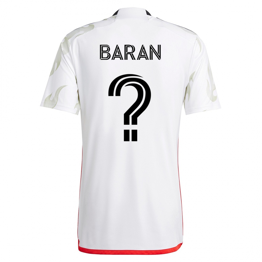 Mulher Camisola Daniel Baran #0 Branco Alternativa 2023/24 Camisa Brasil