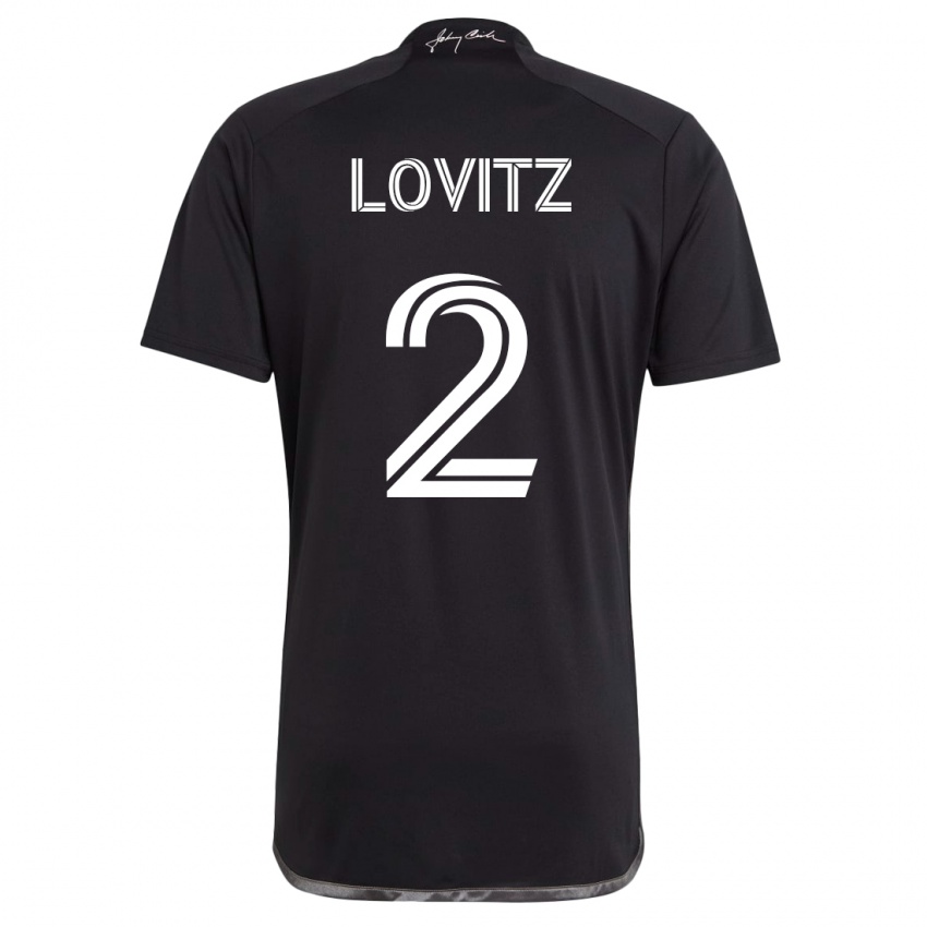 Mulher Camisola Daniel Lovitz #2 Preto Alternativa 2023/24 Camisa Brasil