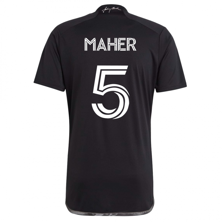 Mulher Camisola Jack Maher #5 Preto Alternativa 2023/24 Camisa Brasil