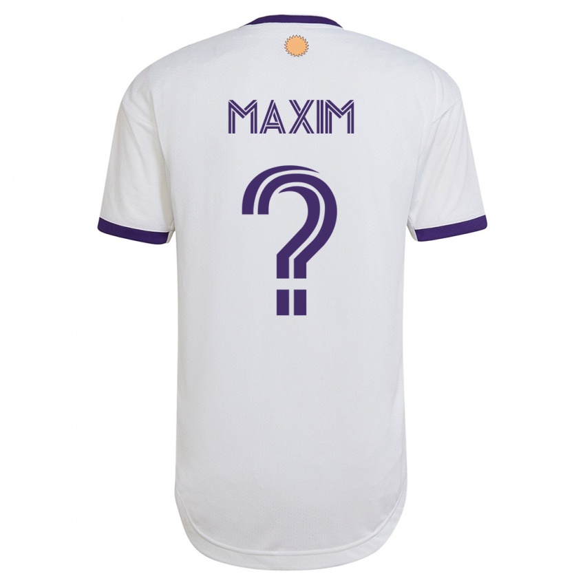 Mulher Camisola Luca Maxim #0 Branco Alternativa 2023/24 Camisa Brasil
