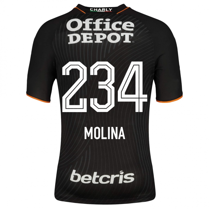Mulher Camisola Yoshimar Molina #234 Preto Alternativa 2023/24 Camisa Brasil