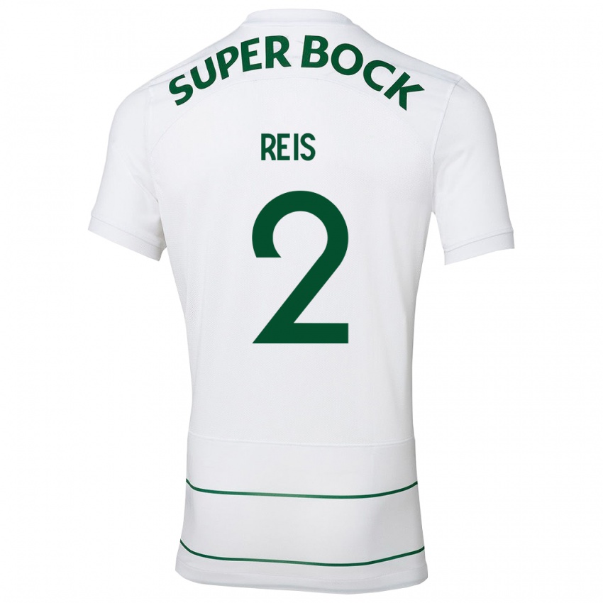 Mulher Camisola Matheus Reis #2 Branco Alternativa 2023/24 Camisa Brasil