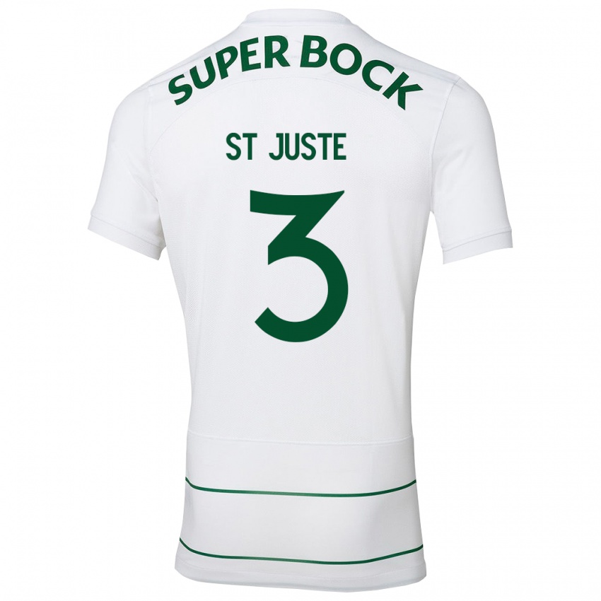 Mulher Camisola Jerry St. Juste #3 Branco Alternativa 2023/24 Camisa Brasil