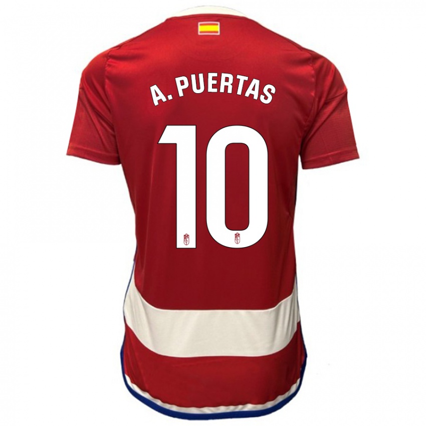 Criança Camisola Antonio Puertas #10 Vermelho Principal 2023/24 Camisa Brasil