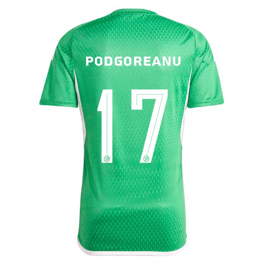 Criança Camisola Suf Podgoreanu #17 Branco Azul Principal 2023/24 Camisa Brasil