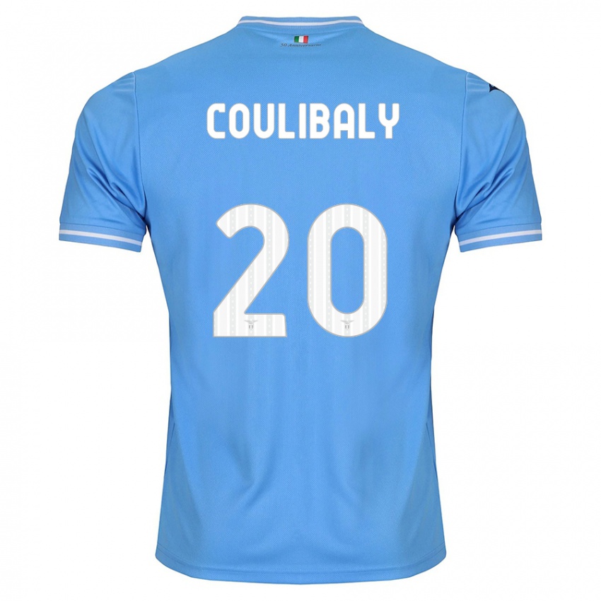 Criança Camisola Larsson Coulibaly #20 Azul Principal 2023/24 Camisa Brasil