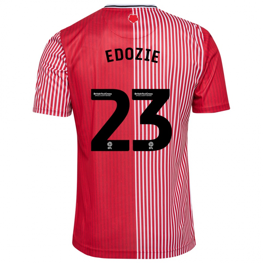 Criança Camisola Samuel Edozie #23 Vermelho Principal 2023/24 Camisa Brasil