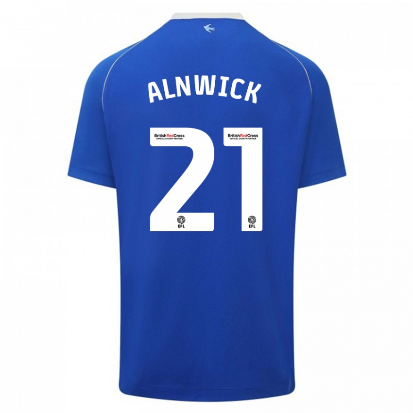 Criança Camisola Jak Alnwick #21 Azul Principal 2023/24 Camisa Brasil
