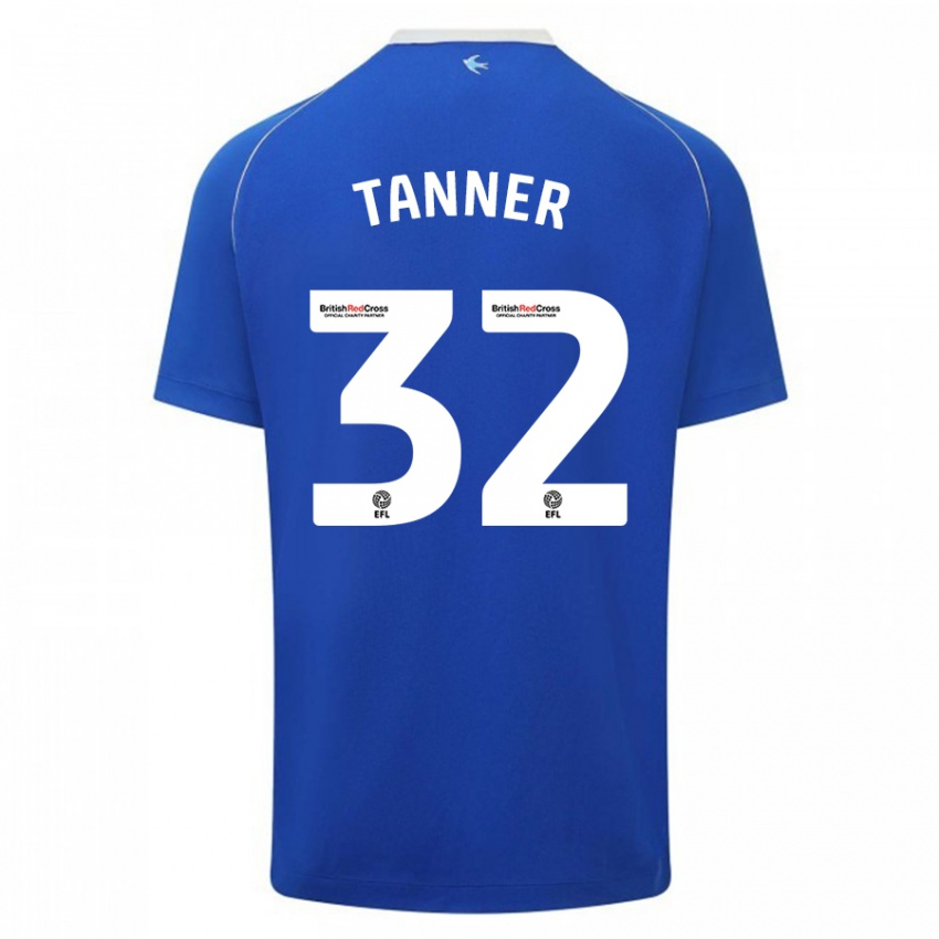 Criança Camisola Ollie Tanner #32 Azul Principal 2023/24 Camisa Brasil