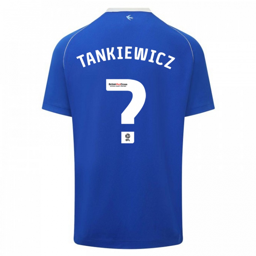 Criança Camisola Rob Tankiewicz #0 Azul Principal 2023/24 Camisa Brasil
