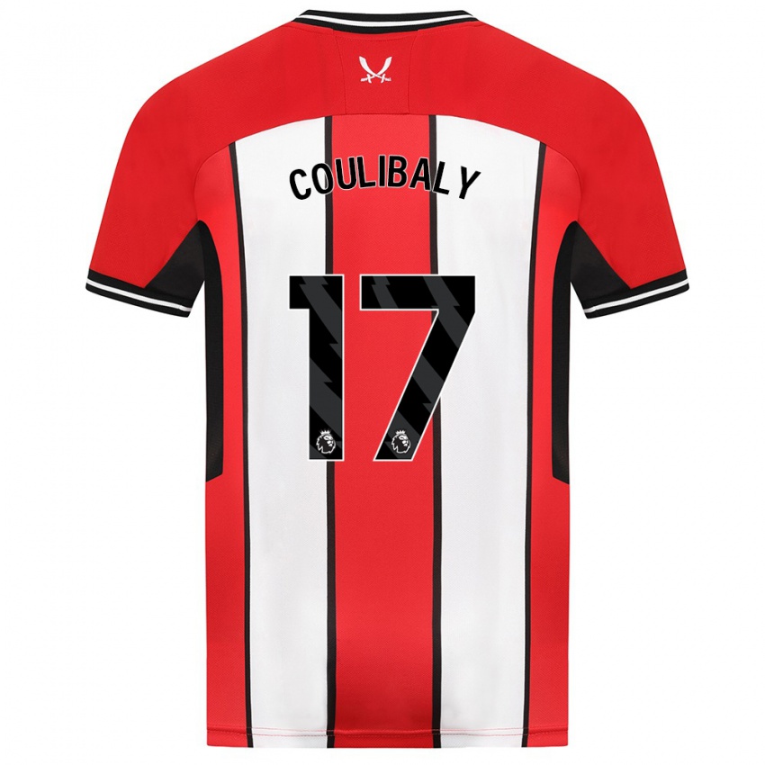Criança Camisola Ismaila Coulibaly #17 Vermelho Principal 2023/24 Camisa Brasil