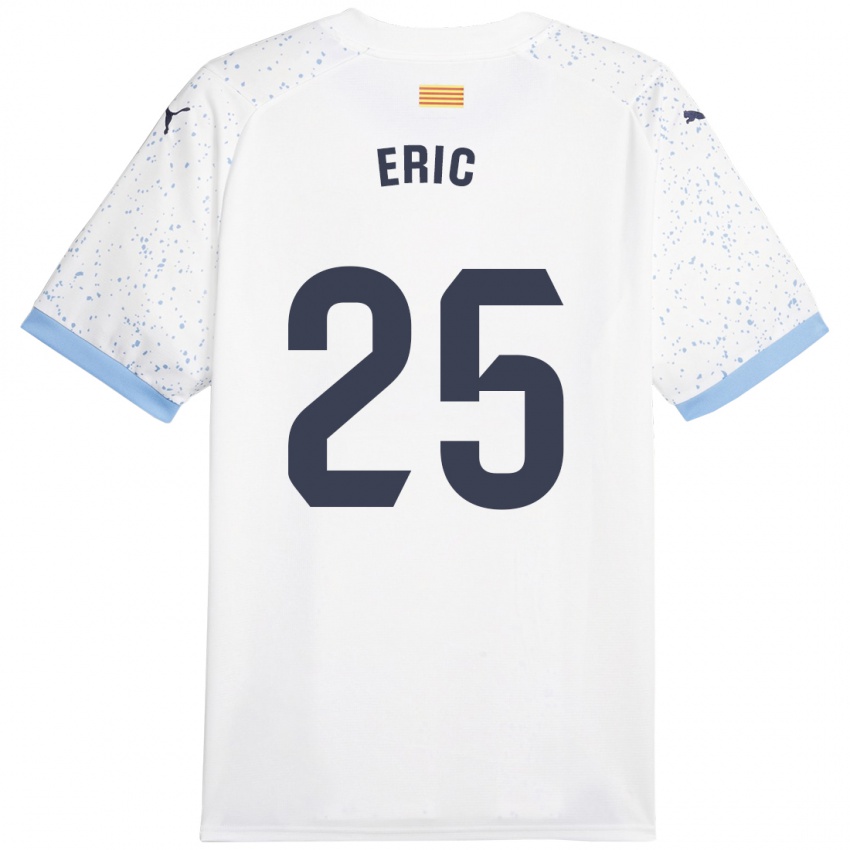 Criança Camisola Eric Garcia #25 Branco Alternativa 2023/24 Camisa Brasil