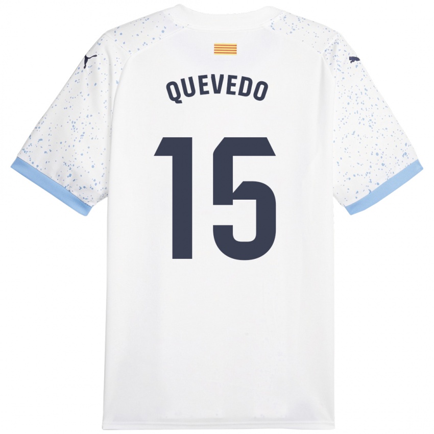 Criança Camisola Erik Quevedo #15 Branco Alternativa 2023/24 Camisa Brasil