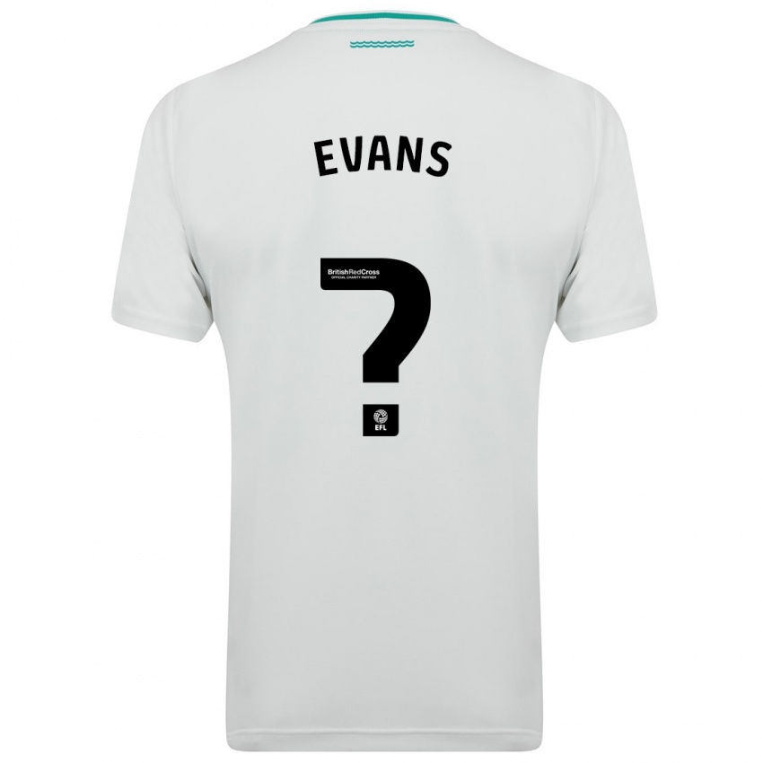 Criança Camisola Reggie Evans #0 Branco Alternativa 2023/24 Camisa Brasil