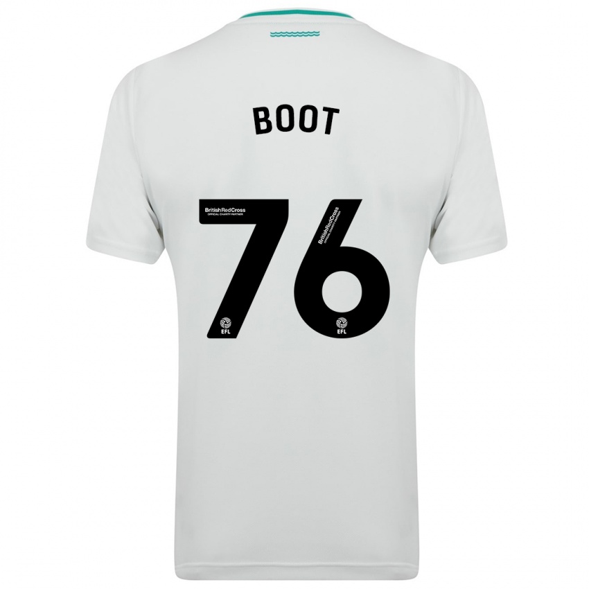 Criança Camisola Nathanael Boot #76 Branco Alternativa 2023/24 Camisa Brasil
